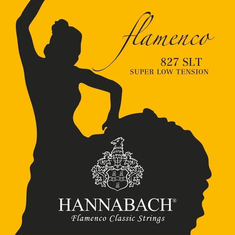 Hannabach 827 G3 cuerda aguda para guitarra flamenca, tensión superbaja