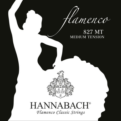 Hannabach 827 G3 cuerda aguda para guitarra flamenca, medium tension