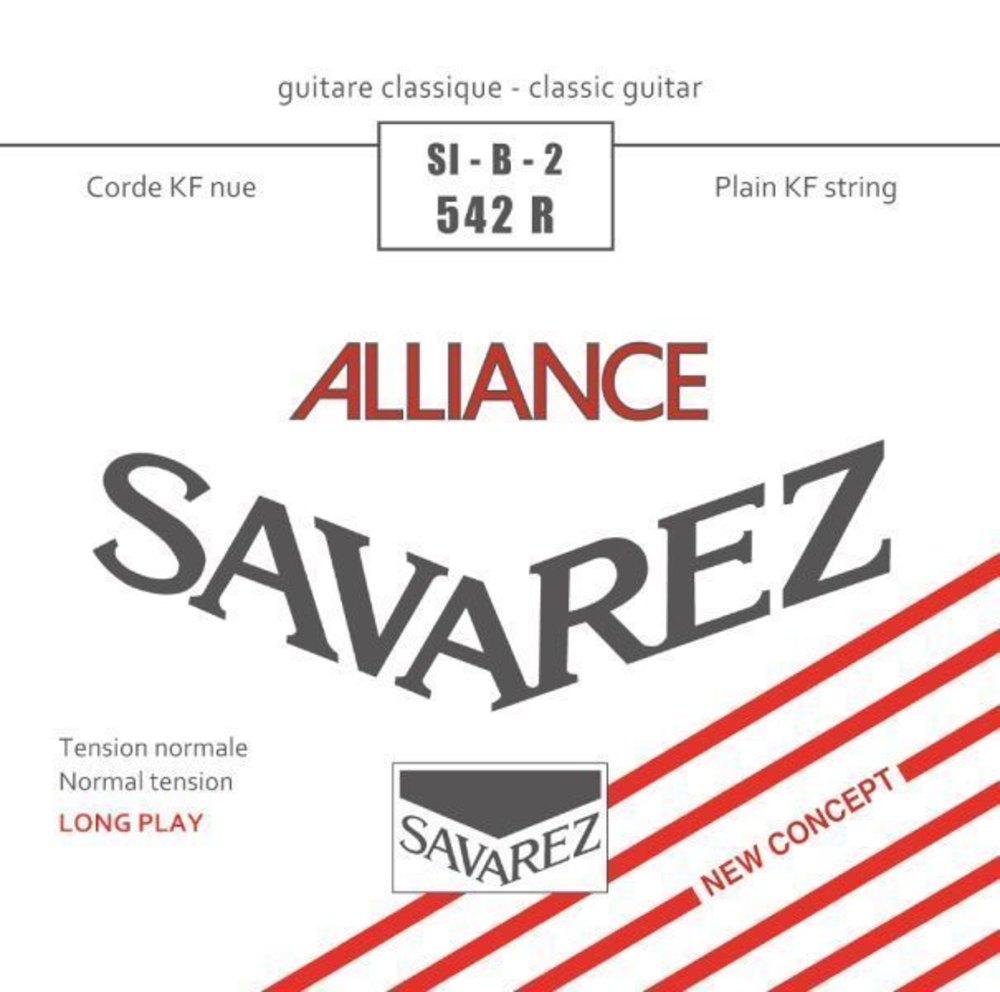 Savarez 542R Alliance HT Classic H/B2 cuerda aguda, normal tension