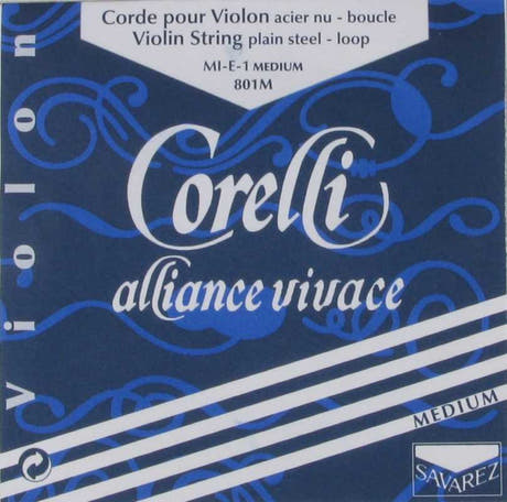 Corelli Alliance Vivace 801M cuerda E para violín, con lazo, medium