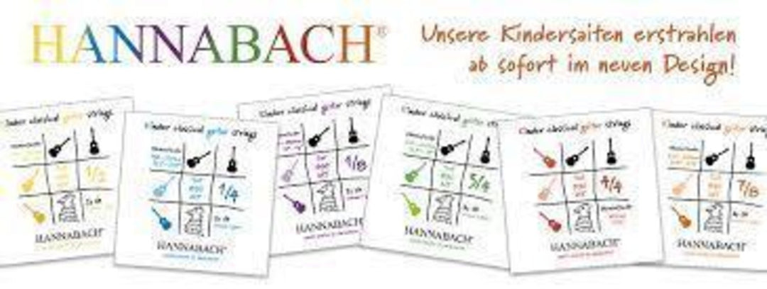 Hannabach Cuerdas para Guitarras clásica Serie 890 1/4 guitar for children Duel: 49-52 cm - set de 2 cuerdas G (890MT 1/4)