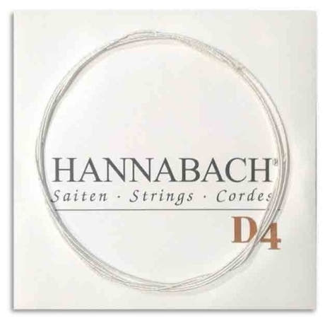 Cuerda de bajo Hannabach 890 1/2 D4 para guitarra para niños, medium tension
