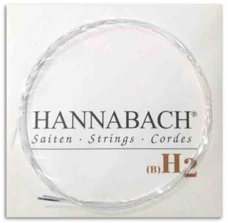 Hannabach 890 3/4 H/B2 cuerda de agudos para guitarra para niños, medium tension
