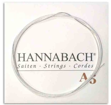 Hannabach 890 7/8 A5 cuerda de bajo para guitarra para niños, medium tension