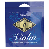 Rotosound RS1000 Student juego de cuerdas para violín, acero y plata