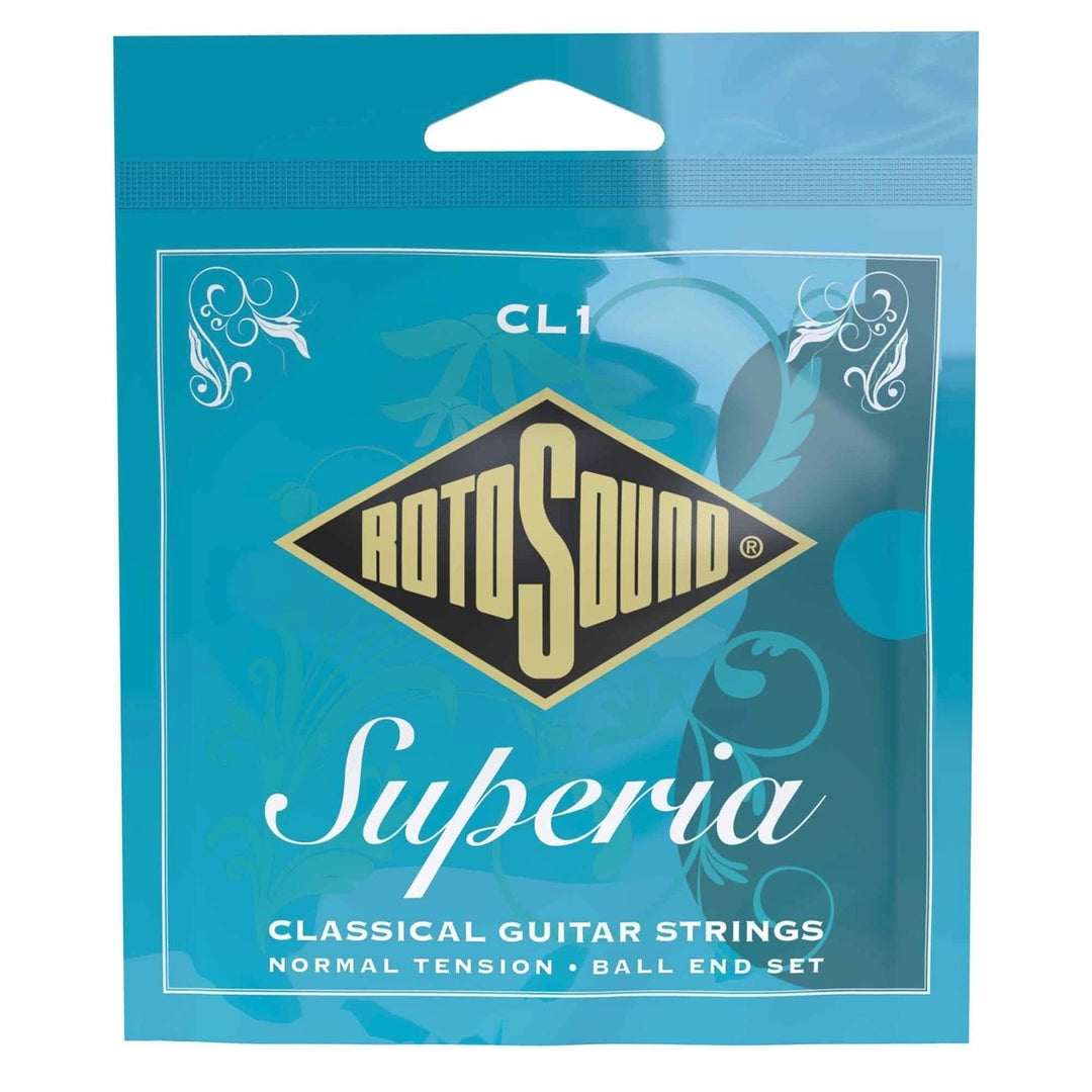 Rotosound Cuerdas para guitarra clásica Superia CL1 - Juego CL1 con extremo de bola normal (CL1)