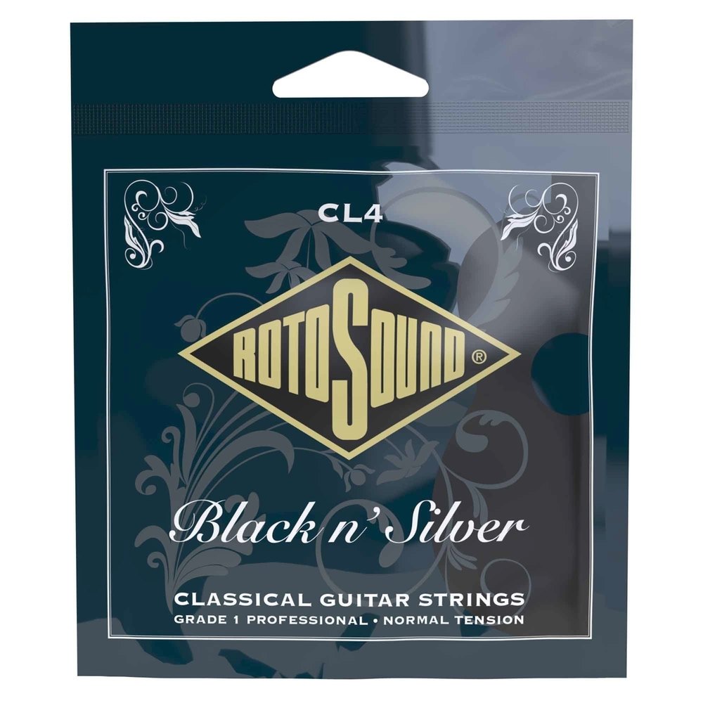 Rotosound Superia Pro CL4 Black n´Silver juego para guitarras clásicas