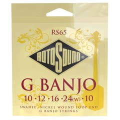 Juego de cuerdas Rotosound RS65 Swanee para banjo G de 5 cuerdas
