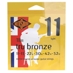 Rotosound Tru Bronze TB11 cuerdas para guitarra acústica 11-52