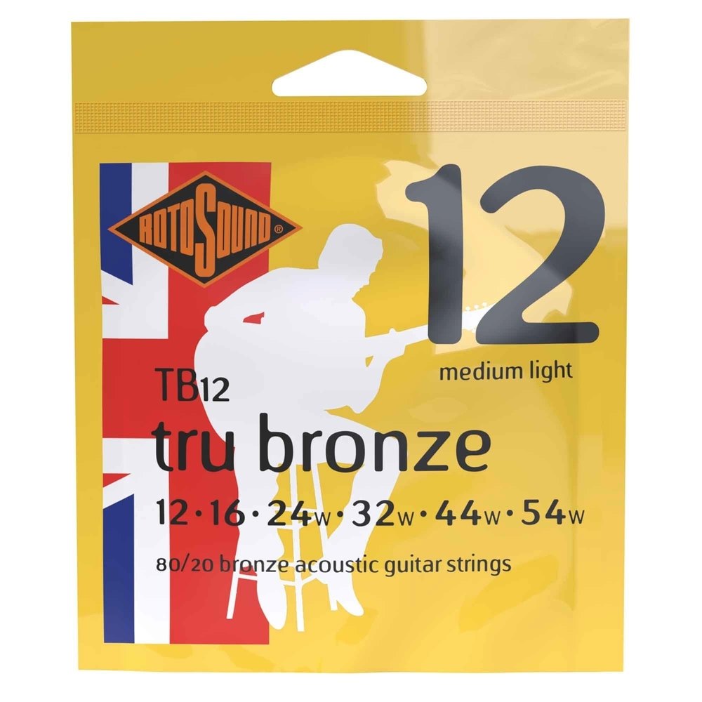 Rotosound Tru Bronze TB12 cuerdas para guitarras acústicas 12-54