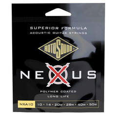 Rotosound Cuerdas para Guitarras acústica Nexus Coated - Conjunto Extra Light 10-50 (NXA10)
