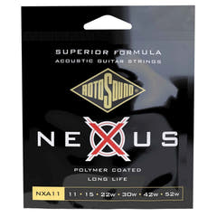 Rotosound cuerdas para Guitarras acústica Nexus recubiertas - Set Light 11-52 (NXA11)