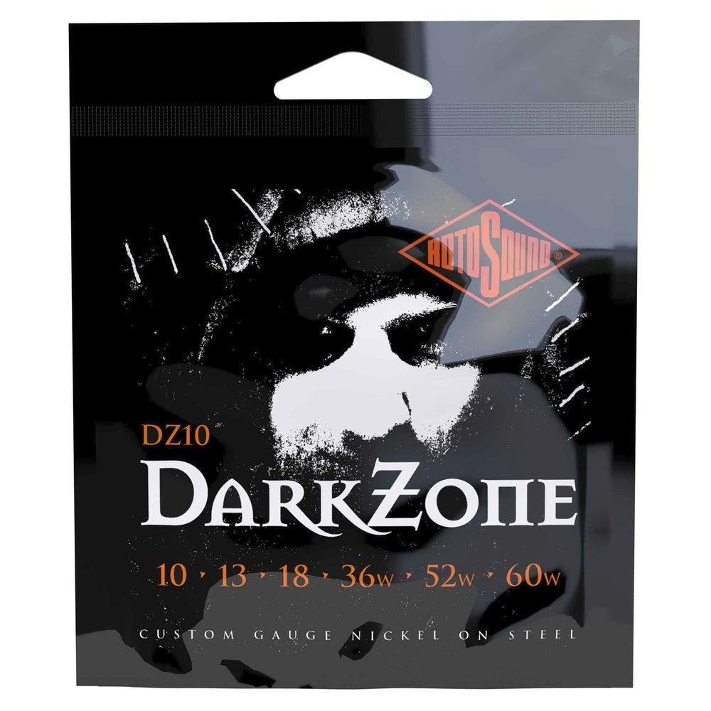 Cuerdas para guitarra eléctrica Rotosound Darkzone DZ10 10-60