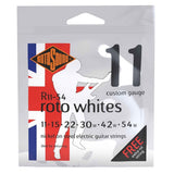 Rotosound Roto Whites R11-54 cuerdas para guitarra eléctrica 11-54