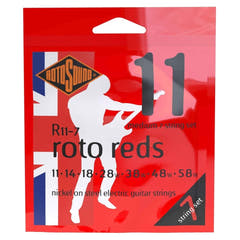 Rotosound Roto Reds R11-7 strings para guitarra eléctrica de 7 cuerdas 11-58