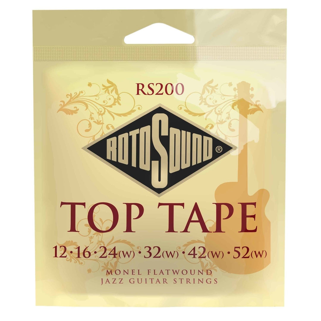 Rotosound Jazz Strings para Guitarras Flatwound - Set Flatwound 12-52 (RS200)