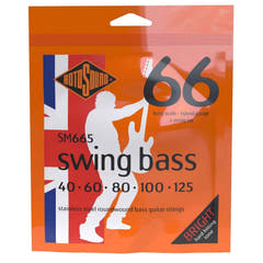 Cuerdas para bajo eléctrico Rotosound Swing Bass 66 - Set de 5 cuerdas Stainless Steel Hybrid 40-125 (SM665)
