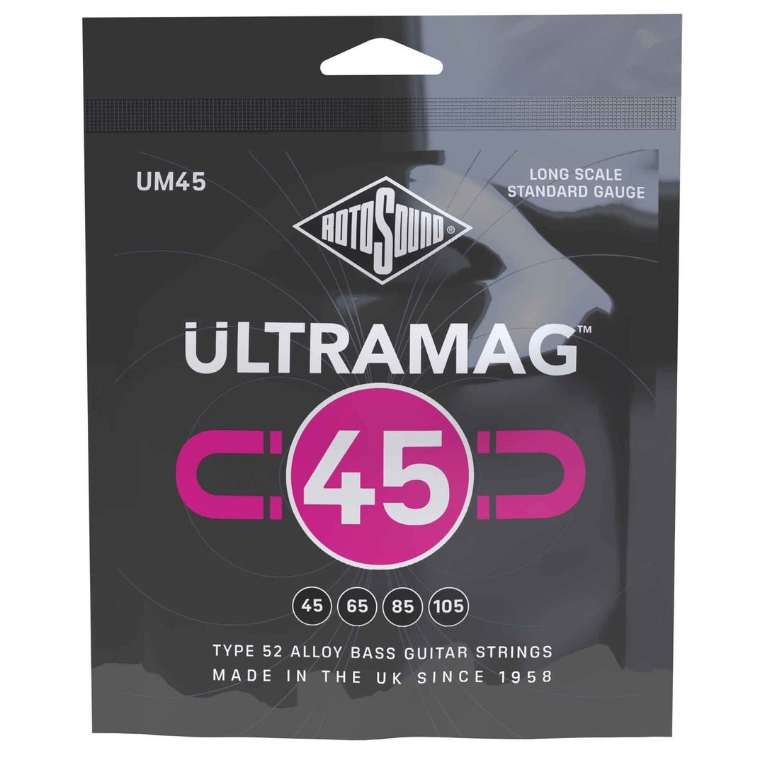 Cuerdas para bajo eléctrico Rotosound Ultramag - Set de 4 cuerdas Standard 45-105 (UM45)