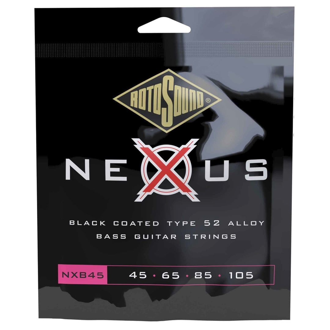 Rotosound cuerdas para bajo eléctrico Nexus Coated - Juego de 4 cuerdas. Custom 45 65 85 105 (NXB45)