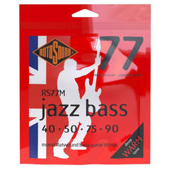 Rotosound Jazz Bass Strings Jazz Bass 77 - Set de 4 cuerdas Medium 40-90 //Longitud de escala Medium (30.5"/772mm a 32"/810mm) (RS77M)