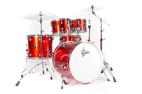 Gretsch Energy trommesæt 22", Red, uden bækkener, 5 dele hardware