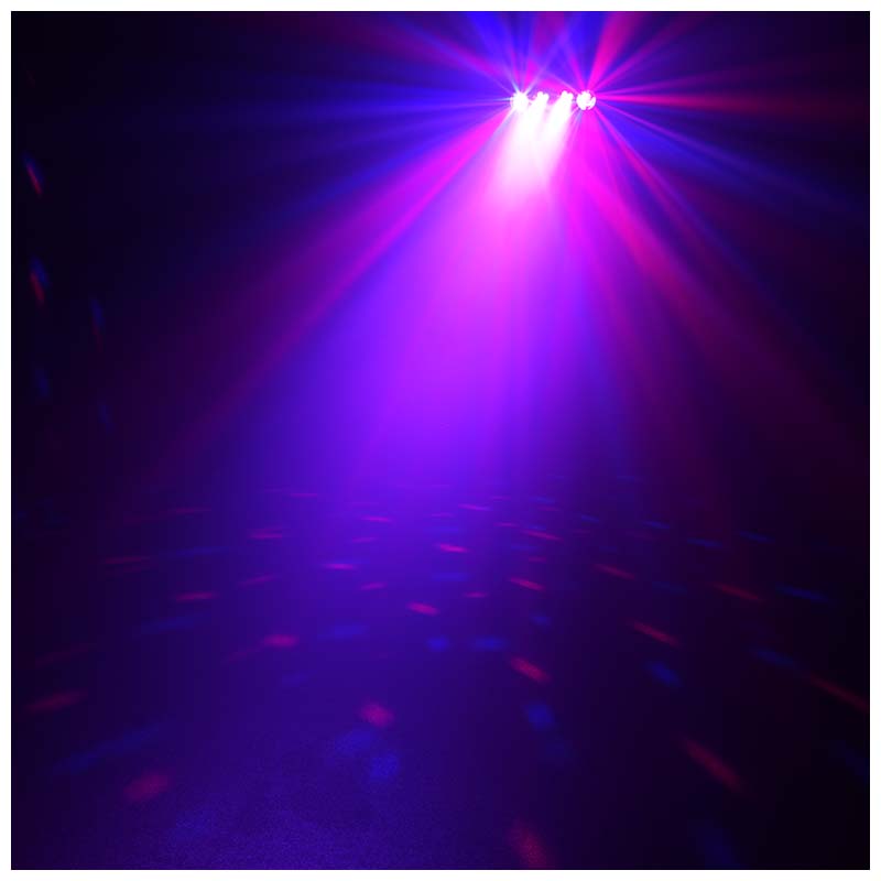 LIGHT4ME MAGIC BAR efecto de bola de discoteca LED PAR + stand + mando a distancia