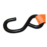 Correa para equipaje 500 cm 25 mm con hebilla de clic, 2 ganchos TüV/GS