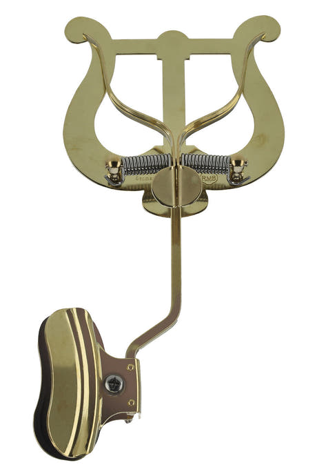 GEWA lira para trombón, grande, latón, abrazadera para la campana