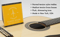 Cuerdas Augustine para guitarra clásica Classic Label - Set Classic Gold (normal/medium)