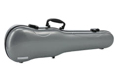 GEWA estuches de Violines moldeados Air 1.7 - Acabado metálico plateado de alto brillo