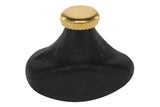 Wittner afinador fino 908064 para montar en la cuerda, negro/dorado