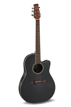 Guitarra eléctrica y acústica Applause AB24II CS AB24-5S, Black Satin