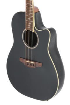 Guitarra eléctrica y acústica Applause AB24II CS AB24-5S, Black Satin