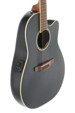 Guitarra eléctrica y acústica Applause AB24II CS AB24-5S, Black Satin