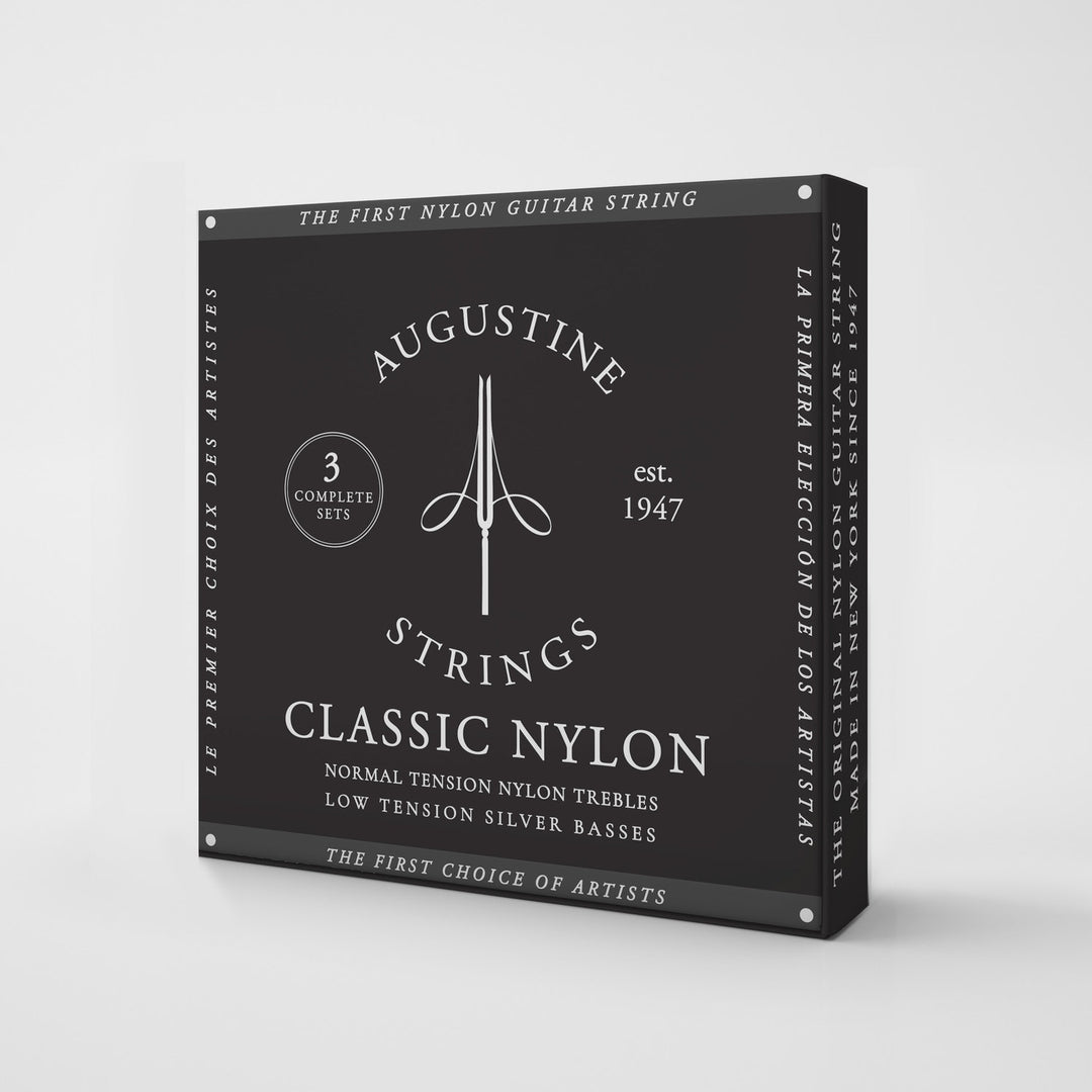 Cuerdas Augustine para guitarras clásicas Classic Label - 3 x Set Classic Black (normal/low)