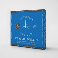 Cuerdas Augustine para guitarra clásica Classic Label - 3 x Set Classic Blue (normal/High)