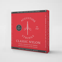 Cuerdas Augustine para guitarra clásica Classic Label - 3 x Juego Classic Red (normal/medium)