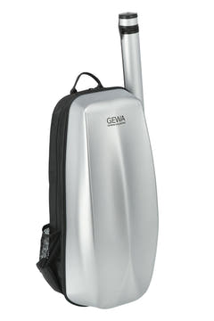GEWA Mochila para funda de violín Space Bag - Silver 4/4 - 3/4 (33 x 67 (con funda para arco 79 ) x 19 cm)