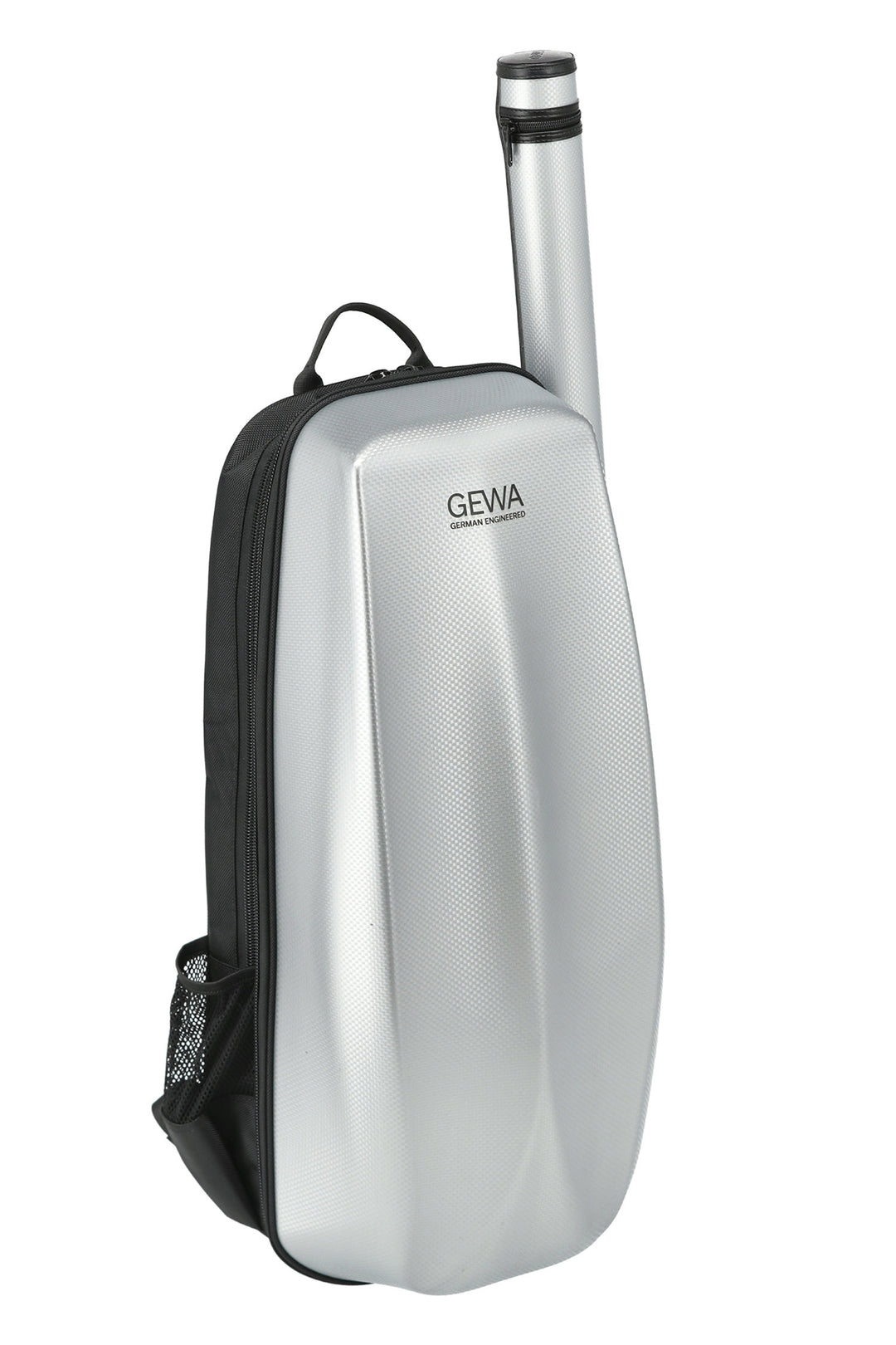 GEWA Mochila para funda de violín Space Bag - Silver 4/4 - 3/4 (33 x 67 (con funda para arco 79 ) x 19 cm)
