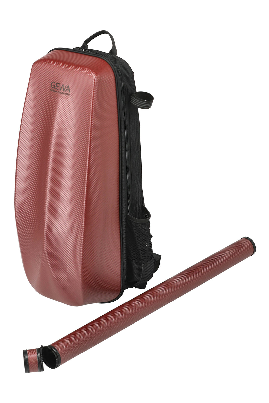 Mochila GEWA para estuche de violín Space Bag - Rojo 4/4 - 3/4 (33 x 67 (con estuche para arco 79 ) x 19 cm)