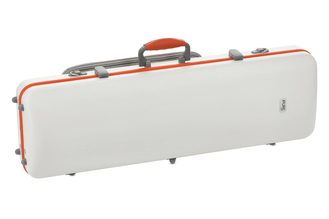 PURE GEWA Funda de Violines de policarbonato FUN - 4/4 - 1/2 (White / Blacj)