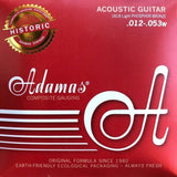 Cuerdas de guitarra Adamas Historic Reissue 1818, Light .012-.053