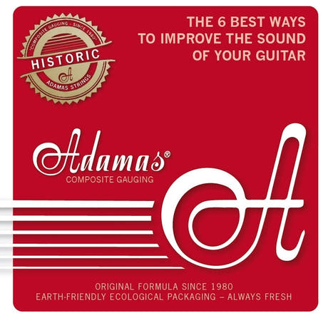 Adamas Round Core 1717RC cuerdas de guitarra, también para alérgicos