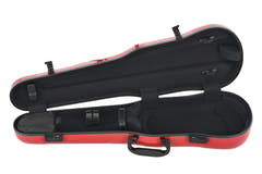 GEWA Form Cases de violín moldeados Air 1.7 - Rojo brillo intenso