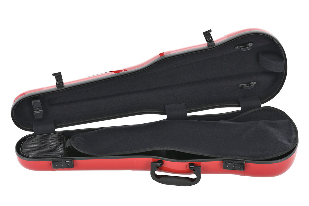 GEWA Form Cases de violín moldeados Air 1.7 - Rojo brillo intenso