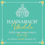 Hannabach Strings for ukulele Tenor Ukulele Goldin 243MHTLG low G - Set Low G (243MHTLG)