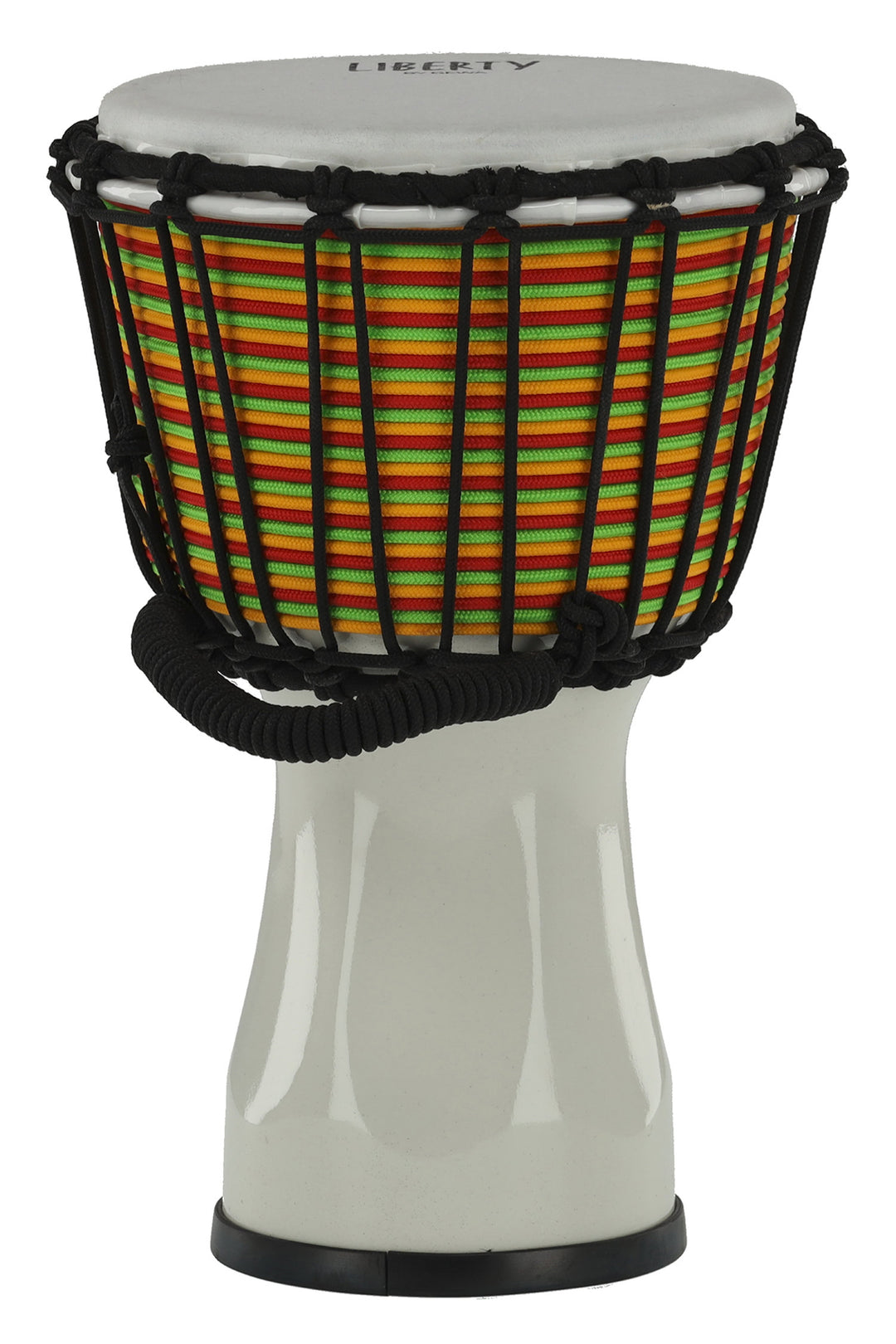 GEWA Djembé Liberty Series afinado con cuerda - 7" White