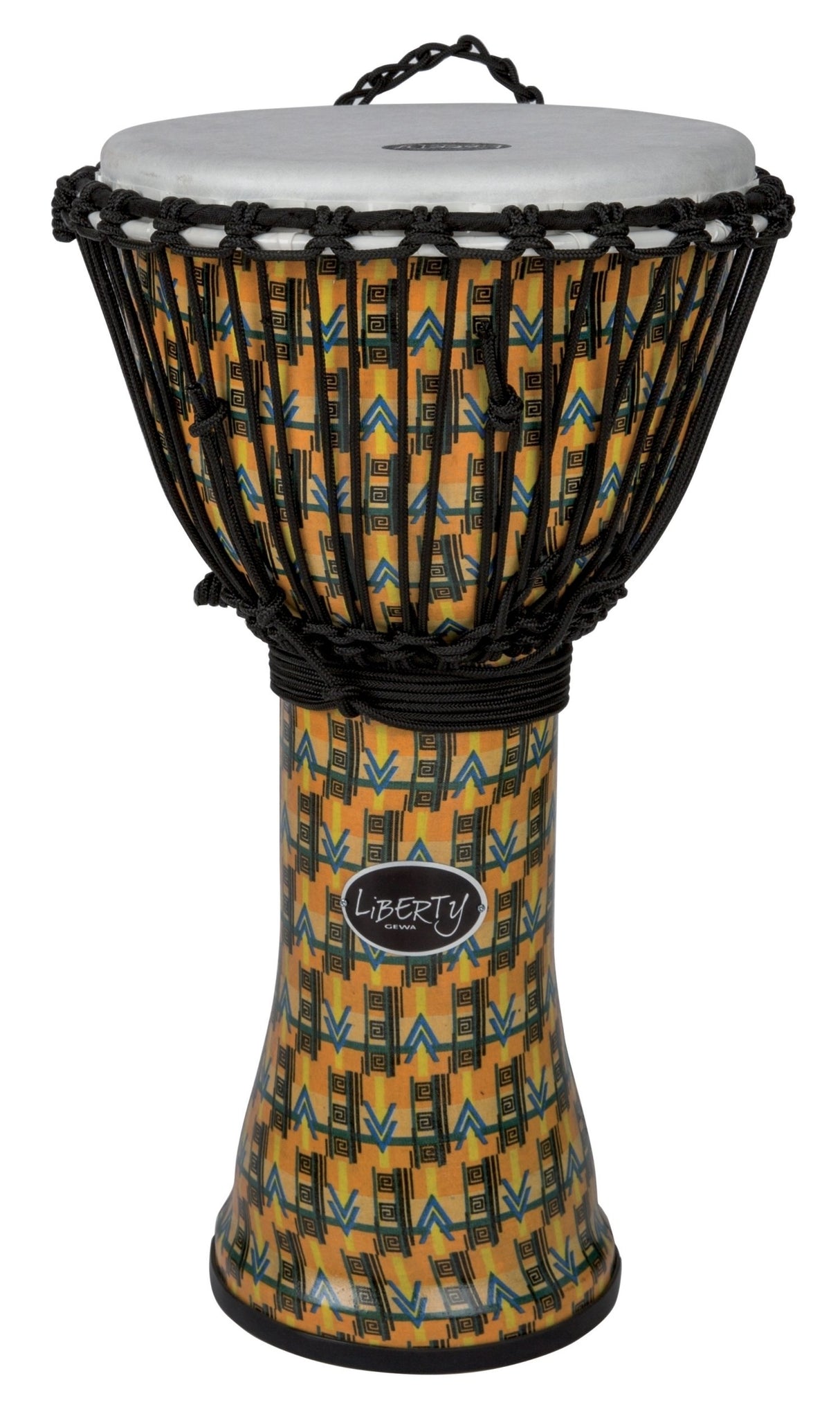 GEWA Djembé Liberty Series Rope Tuned - 14" Abstract Kente