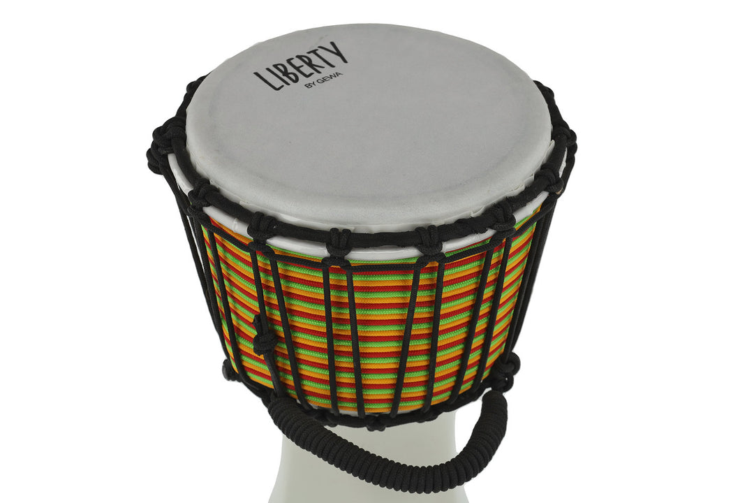 GEWA Djembé Liberty Series afinado con cuerda - 7" White