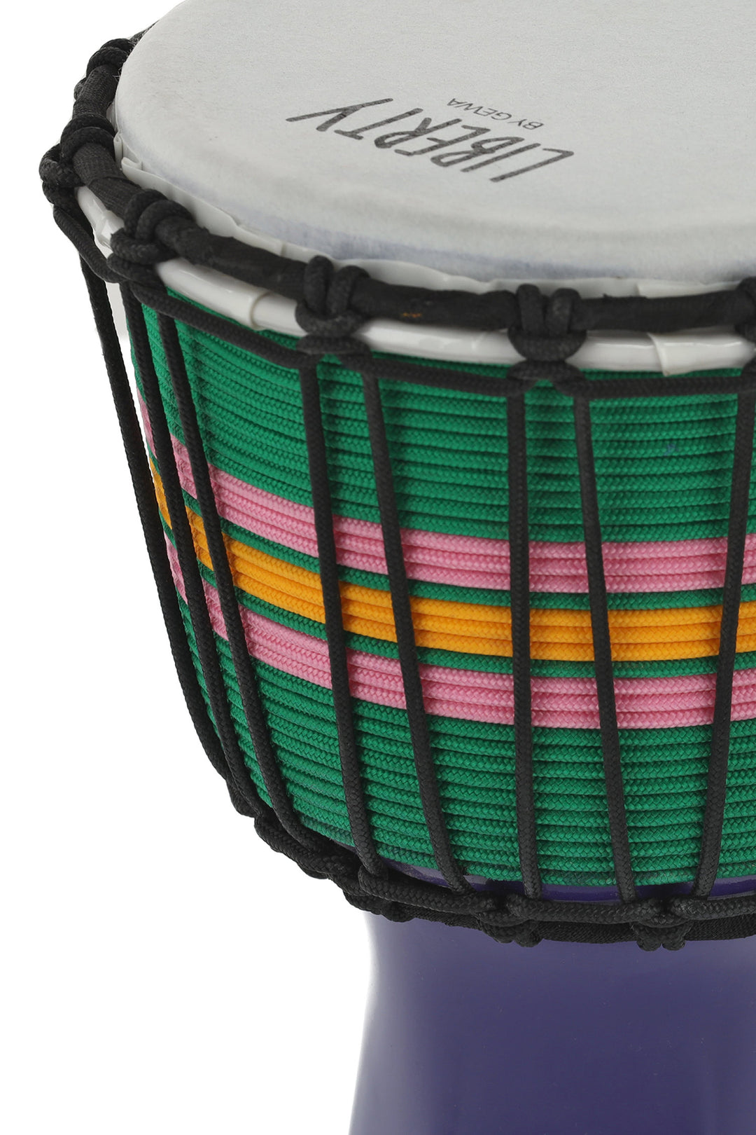 GEWA Djembé Liberty Series afinado con cuerda - 7" Purple